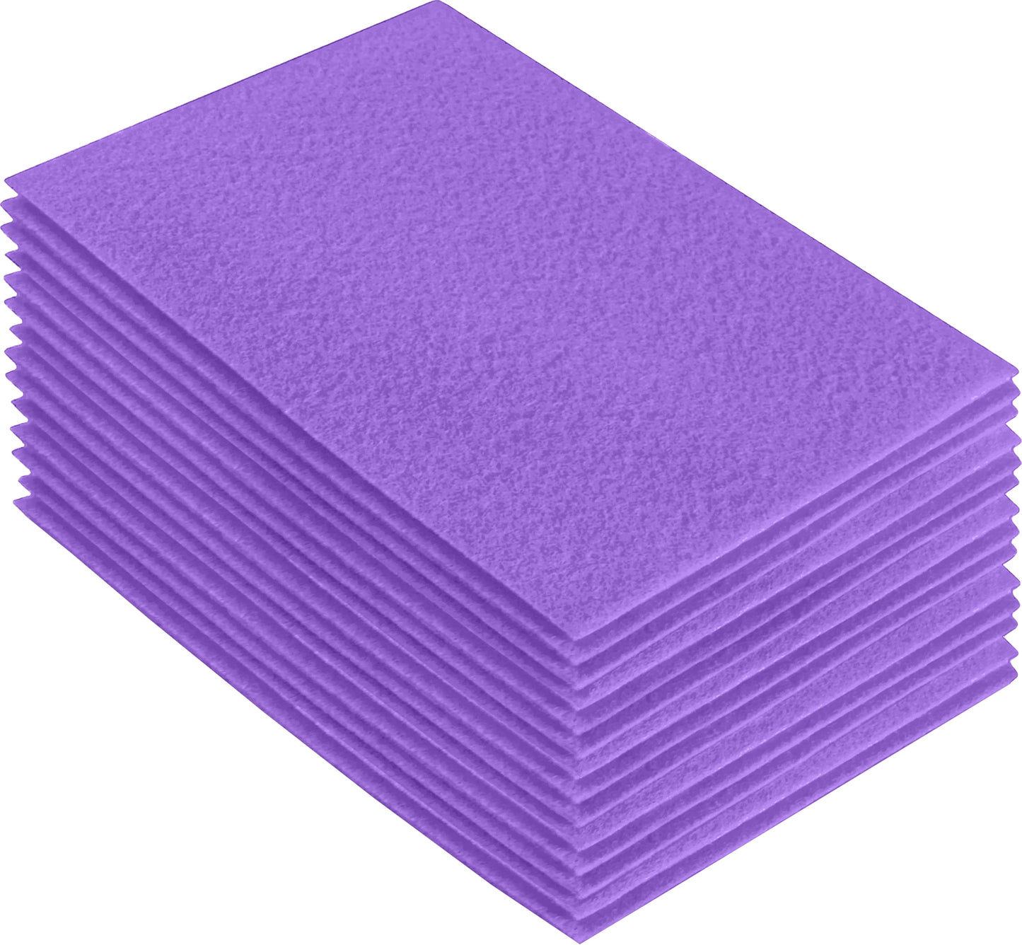 FabricLA Acrylic Felt Craft Sheet Packs – Lavender | Soft 100% Acrylic Felt Sheets for DIY & Crafts