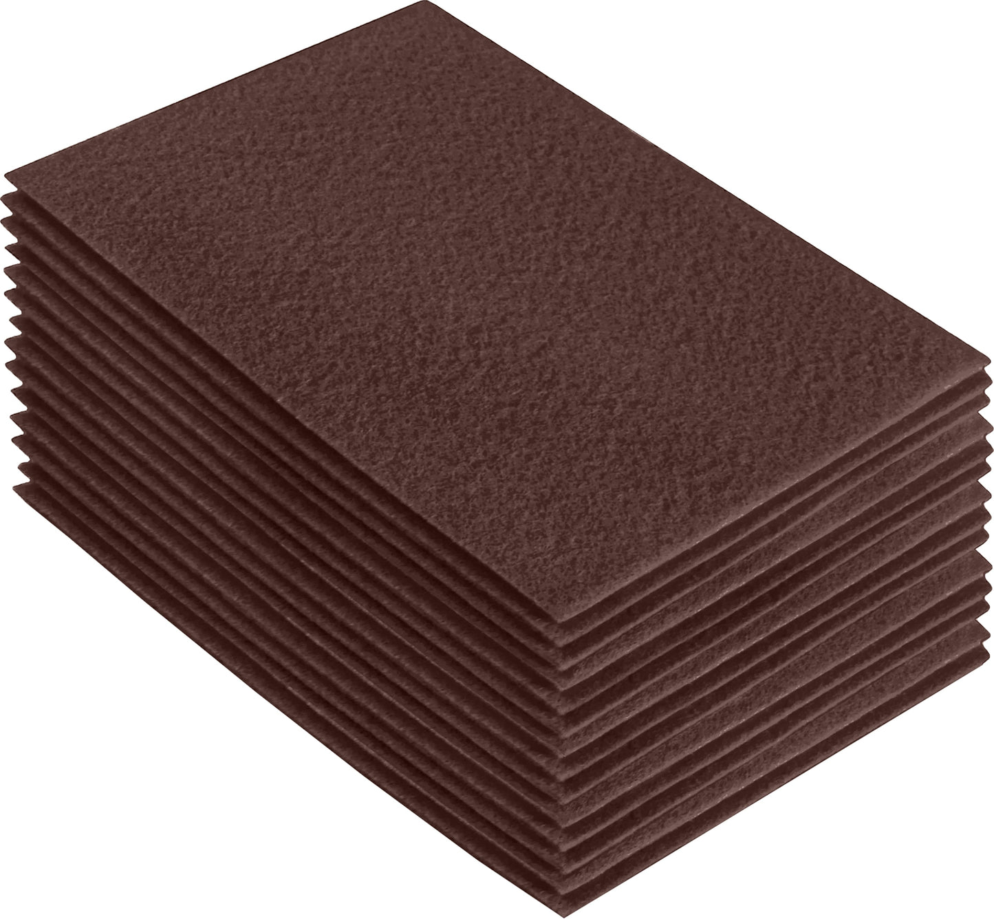 FabricLA Acrylic Felt Craft Sheet Packs – Light Brown | Soft 100% Acrylic Felt Sheets for DIY & Sewing