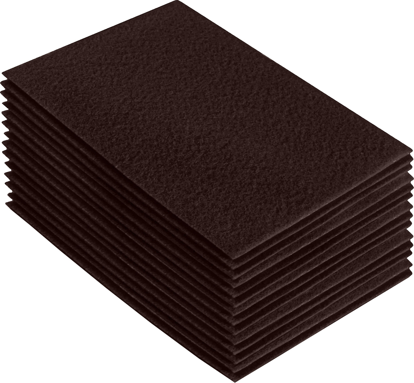 FabricLA Acrylic Felt Craft Sheet Packs – Brown | Soft 100% Acrylic Felt Sheets for DIY & Crafts