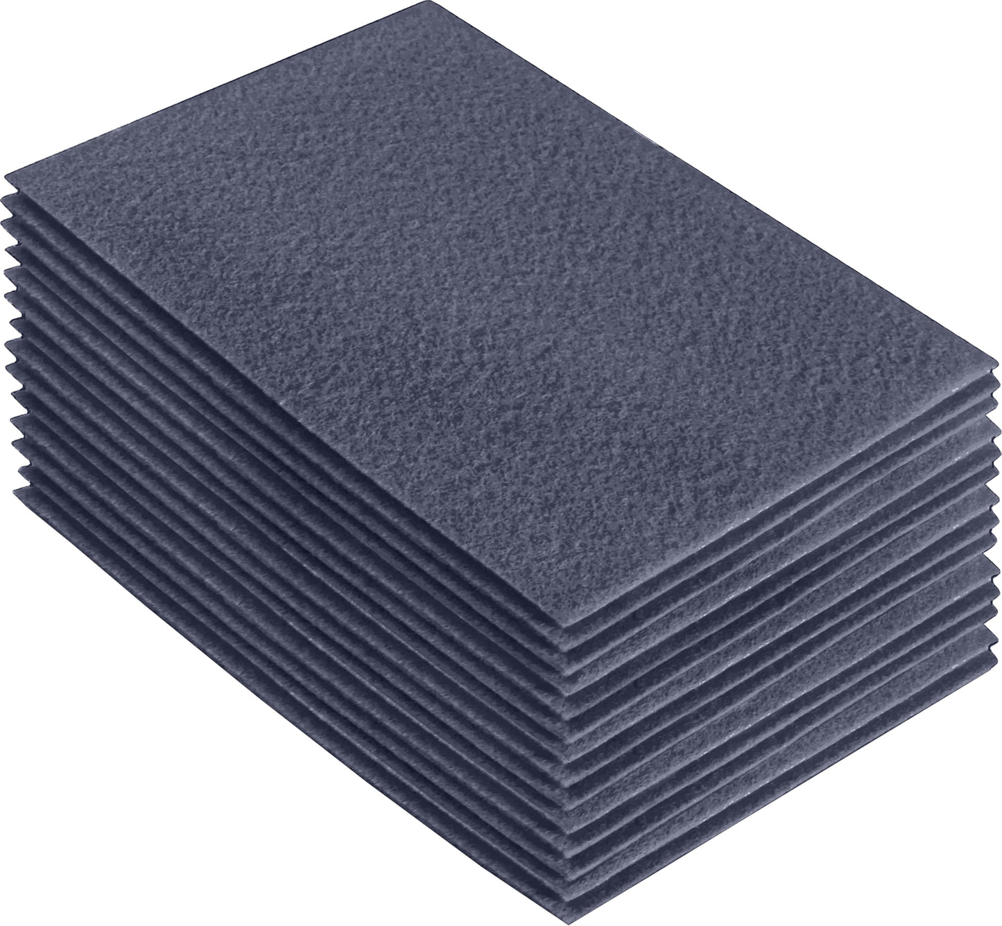 FabricLA Acrylic Felt Craft Sheet Packs – Heather Gray | Soft 100% Acrylic Felt Sheets for DIY & Crafts