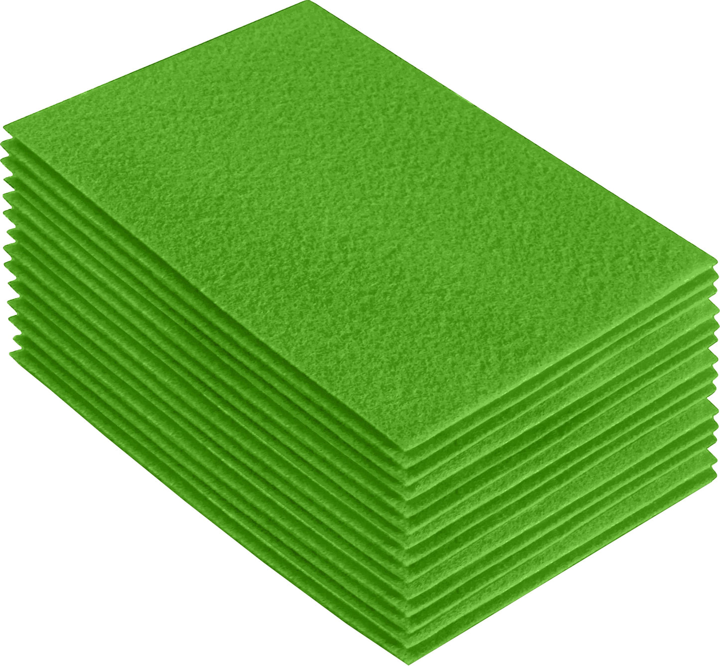 FabricLA Acrylic Felt Craft Sheet Packs – Lime | Soft 100% Acrylic Felt Sheets for DIY & Crafts