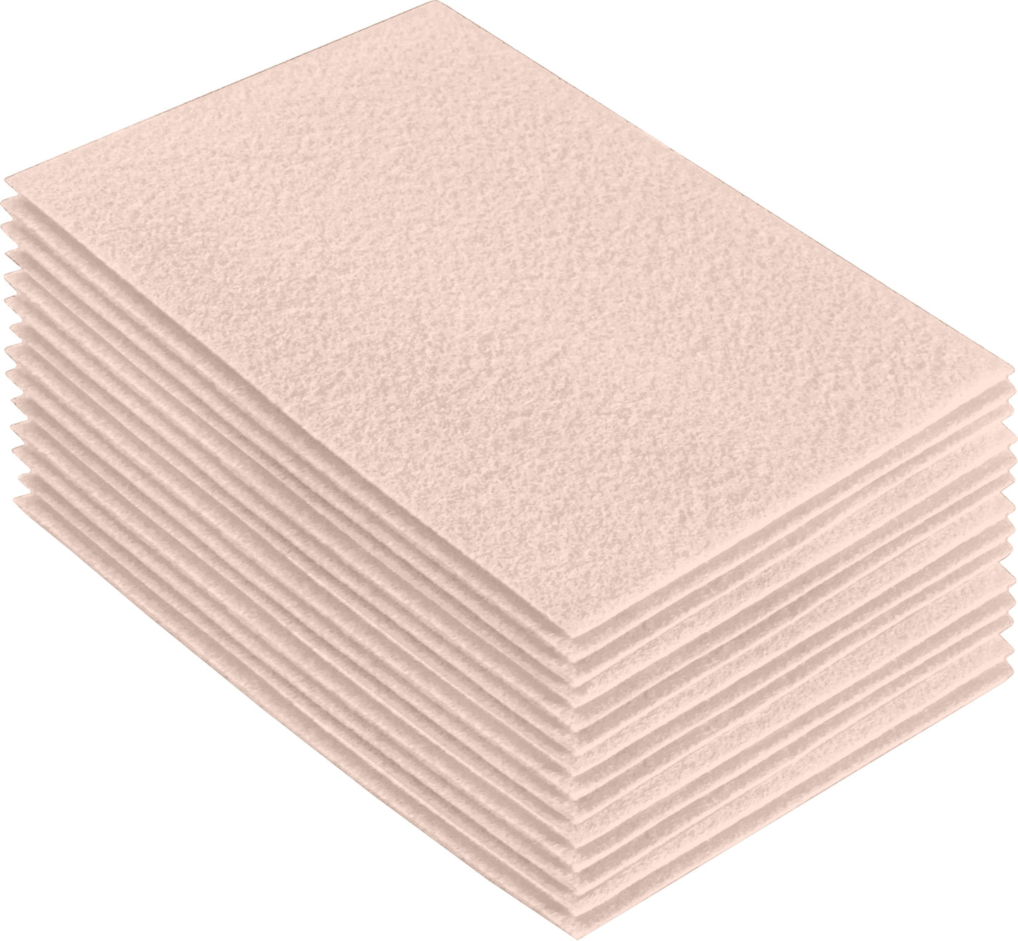 FabricLA Acrylic Felt Craft Sheet Packs – Sand | Soft 100% Acrylic Felt Sheets for DIY & Crafts