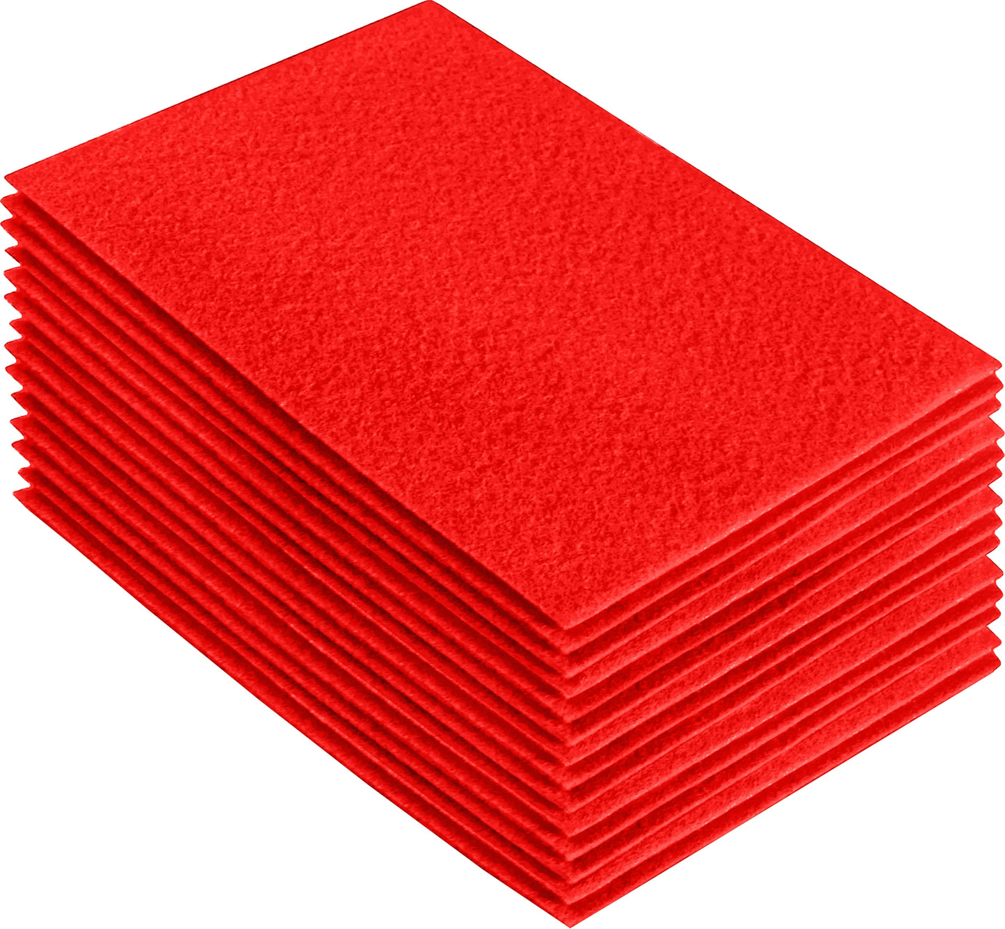 FabricLA Acrylic Felt Craft Sheet Packs – Hot Orange | Soft 100% Acrylic Felt Sheets for DIY & Crafts