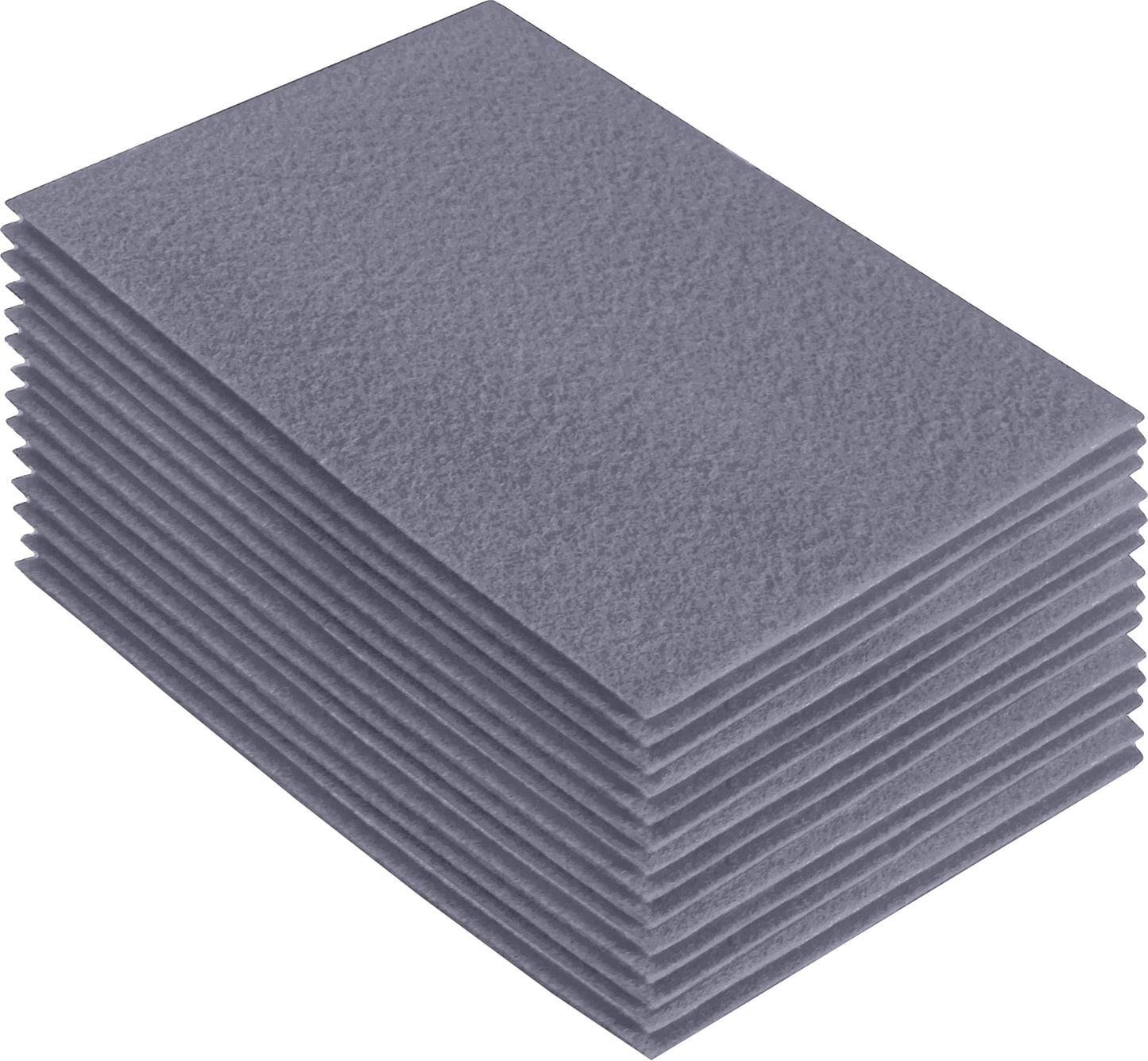 Acrylic Felt Craft Sheet Packs – Gray | 100% Soft Felt Sheets by FabricLA