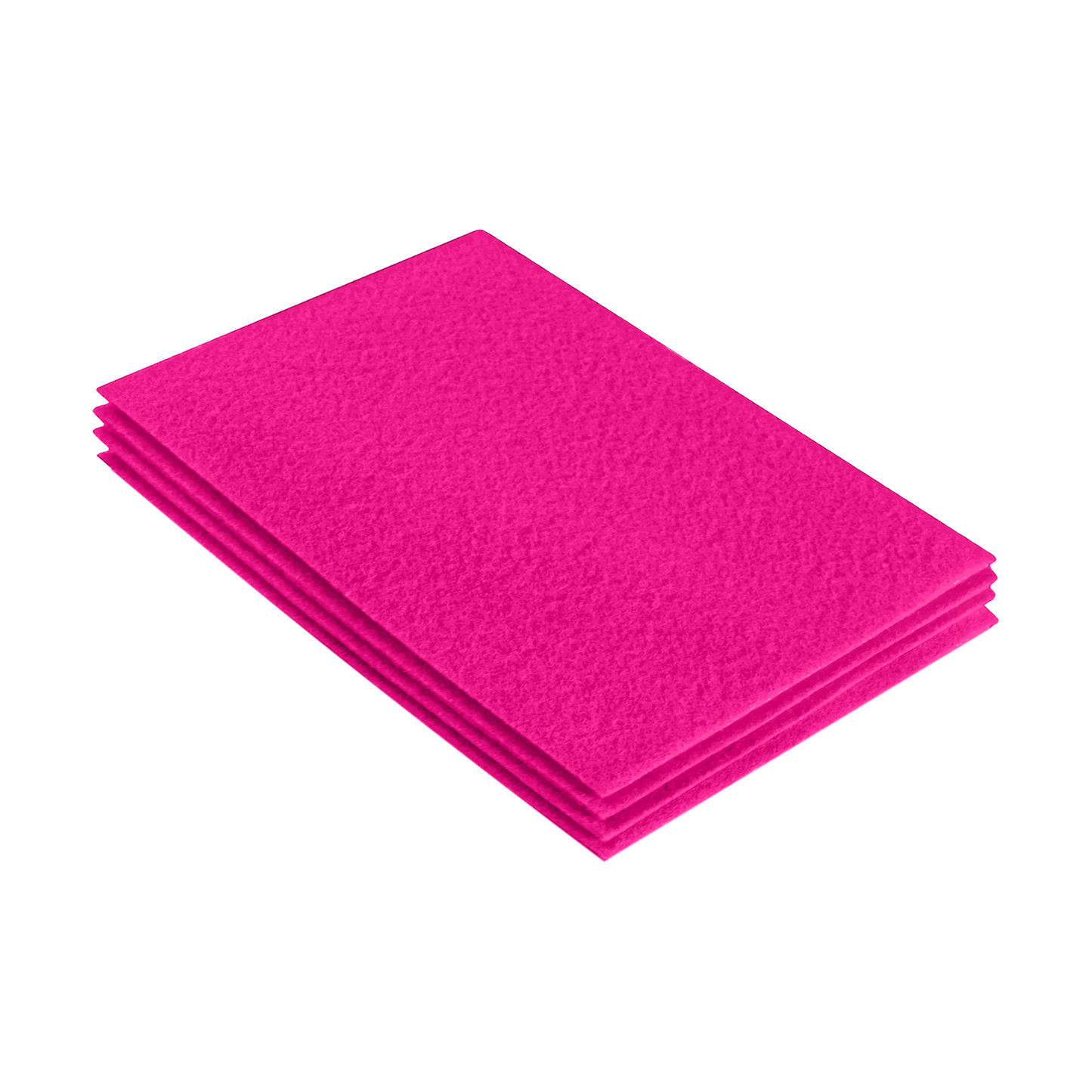 FabricLA Acrylic Felt 9"X12" Sheet Packs | Neon Pink