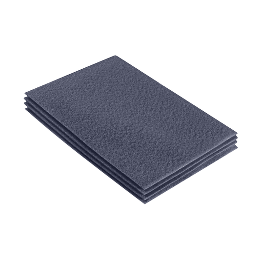 FabricLA Acrylic Felt 9"X12" Sheet Packs | Heather Grey