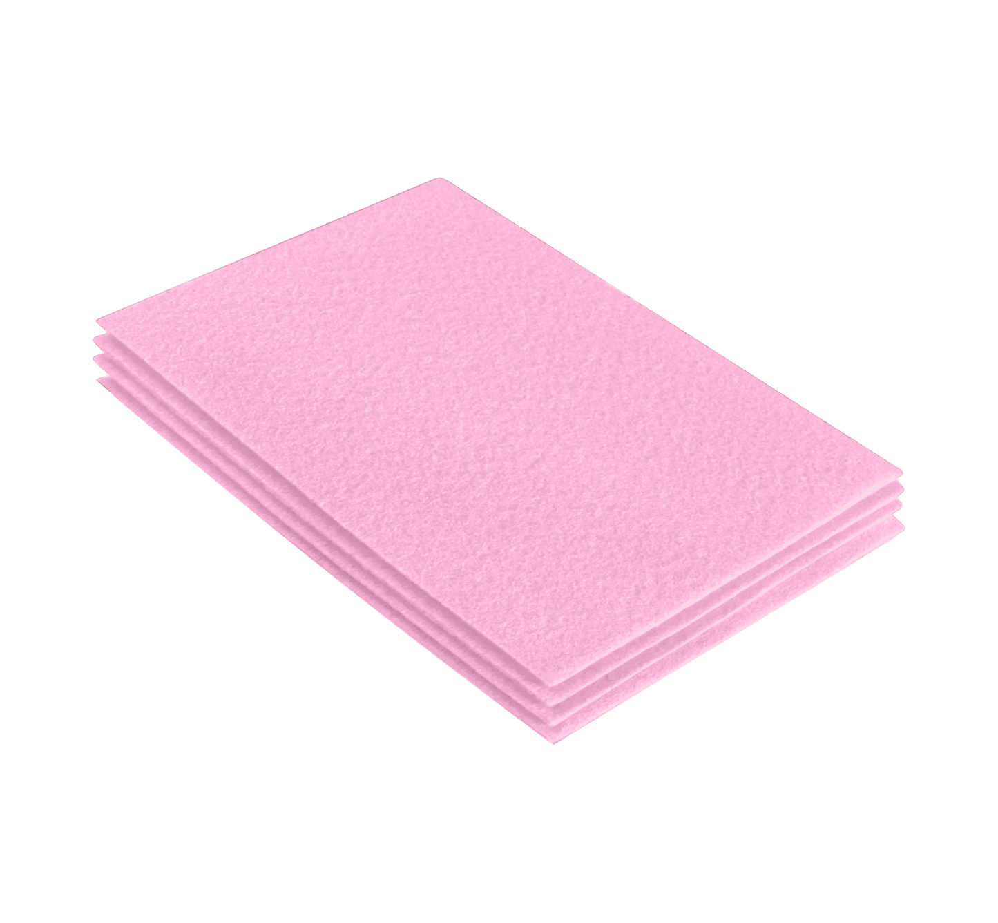 FabricLA Acrylic Felt 9"X12" Sheet Packs | Baby Pink