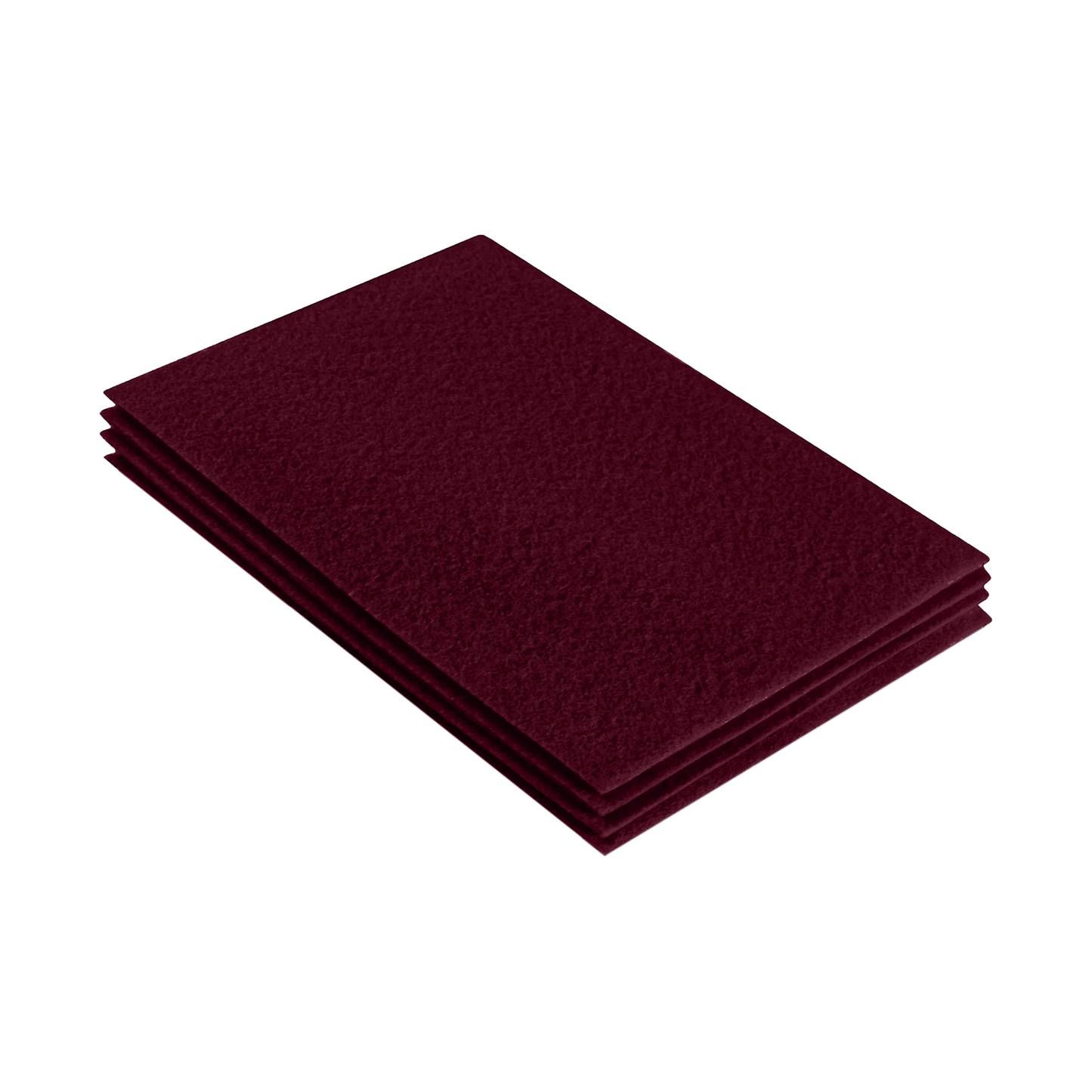 FabricLA Acrylic Felt 9"X12" Sheet Packs | Burgundy