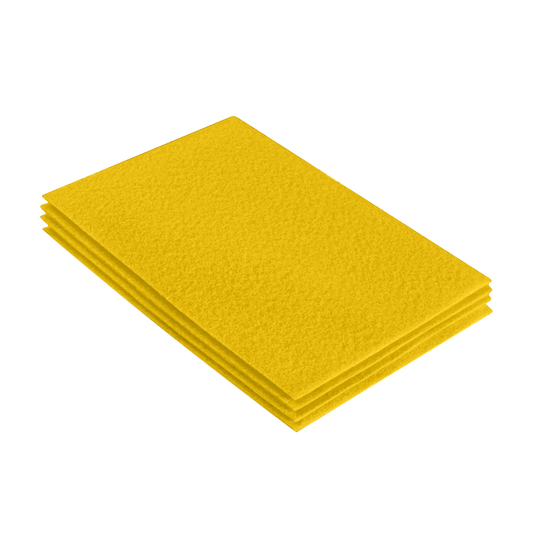 FabricLA Acrylic Felt 9"X12" Sheet Packs | Yellow