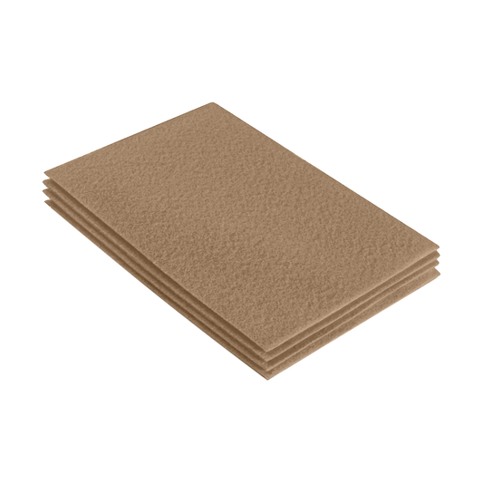 Taupe Felt Fabric Sheets – 9"x12" | Soft & Durable Craft Felt