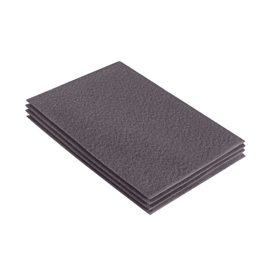 FabricLA Acrylic Felt 9"X12" Sheet Packs | Platinum Gray