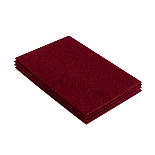 FabricLA Acrylic Felt 9"X12" Sheet Packs | Dark Red