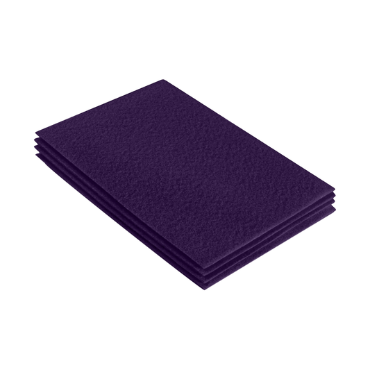 FabricLA Acrylic Felt 9"X12" Sheet Packs | Plum