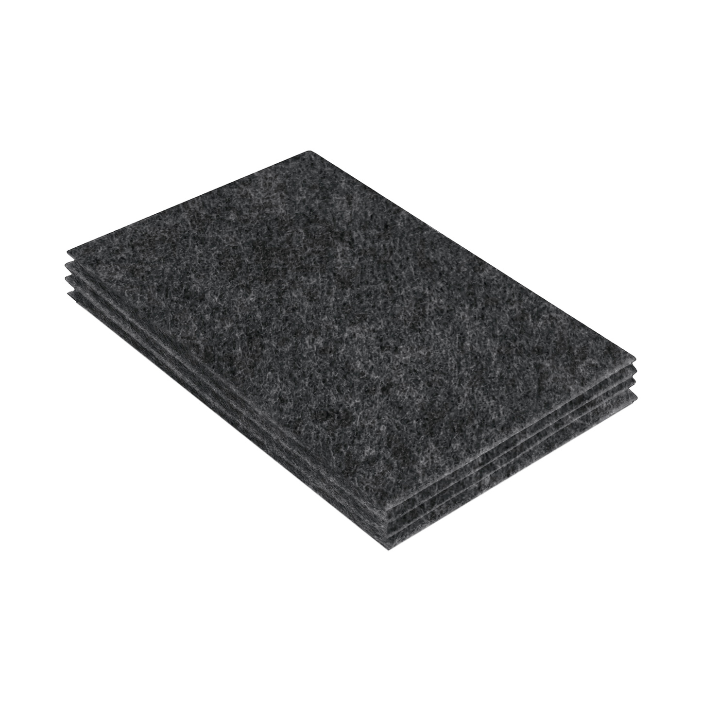 FabricLA Acrylic Felt 9"X12" Sheet Packs | Charcoal