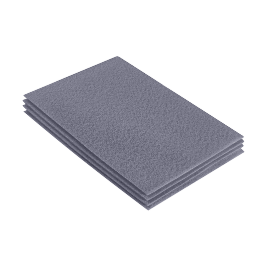 FabricLA Acrylic Felt 9"X12" Sheet Packs | Grey