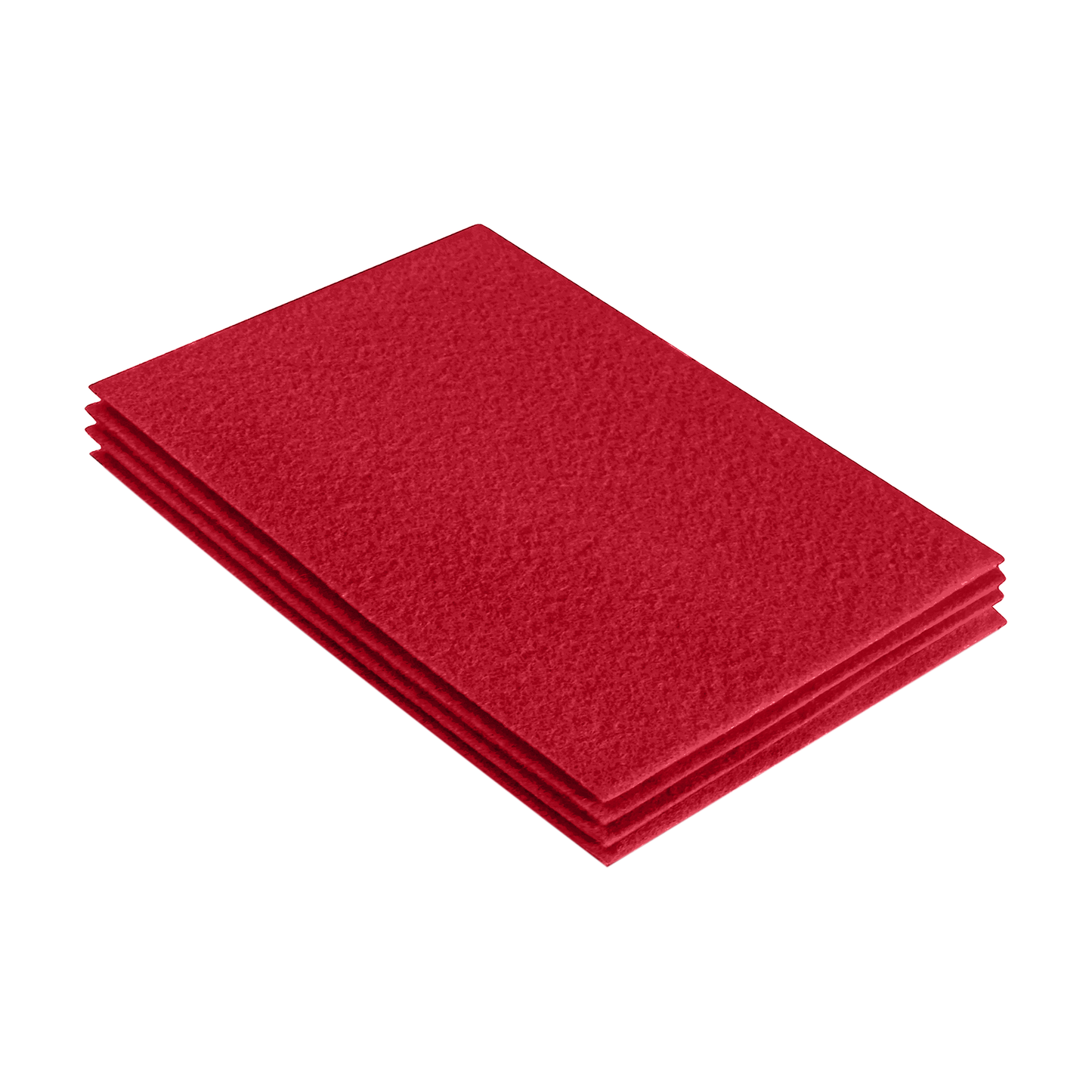 FabricLA Acrylic Felt 9"X12" Sheet Packs | Red
