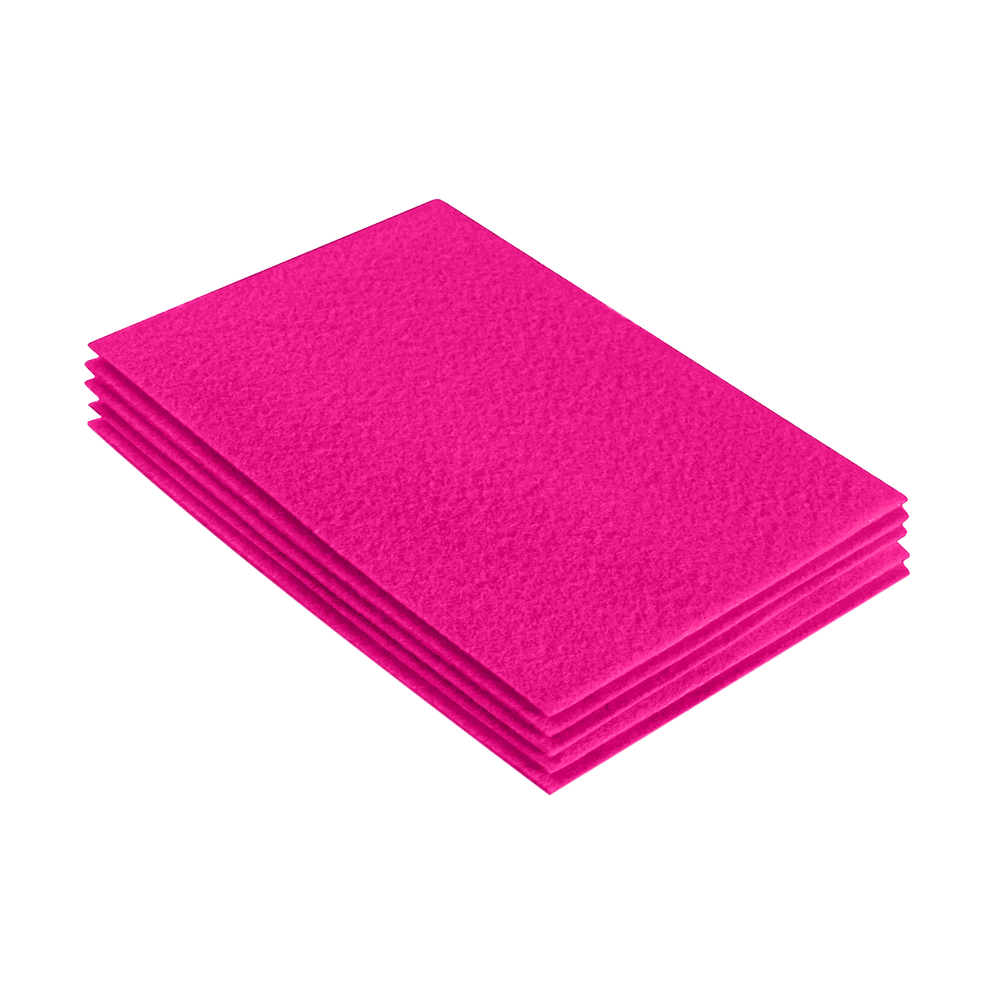 FabricLA Acrylic Felt 9"X12" Sheet Packs | Neon Pink
