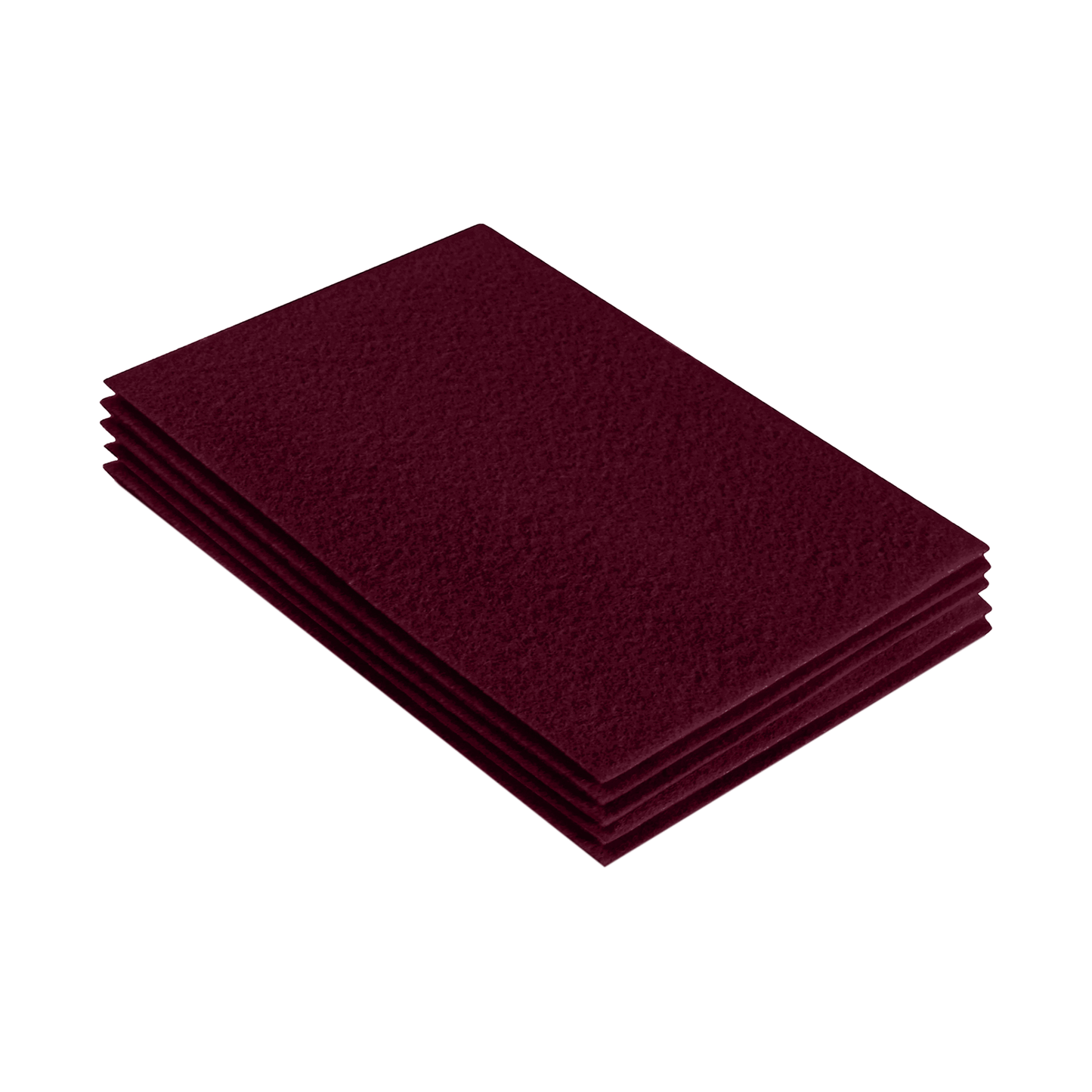 FabricLA Acrylic Felt 9"X12" Sheet Packs | Burgundy