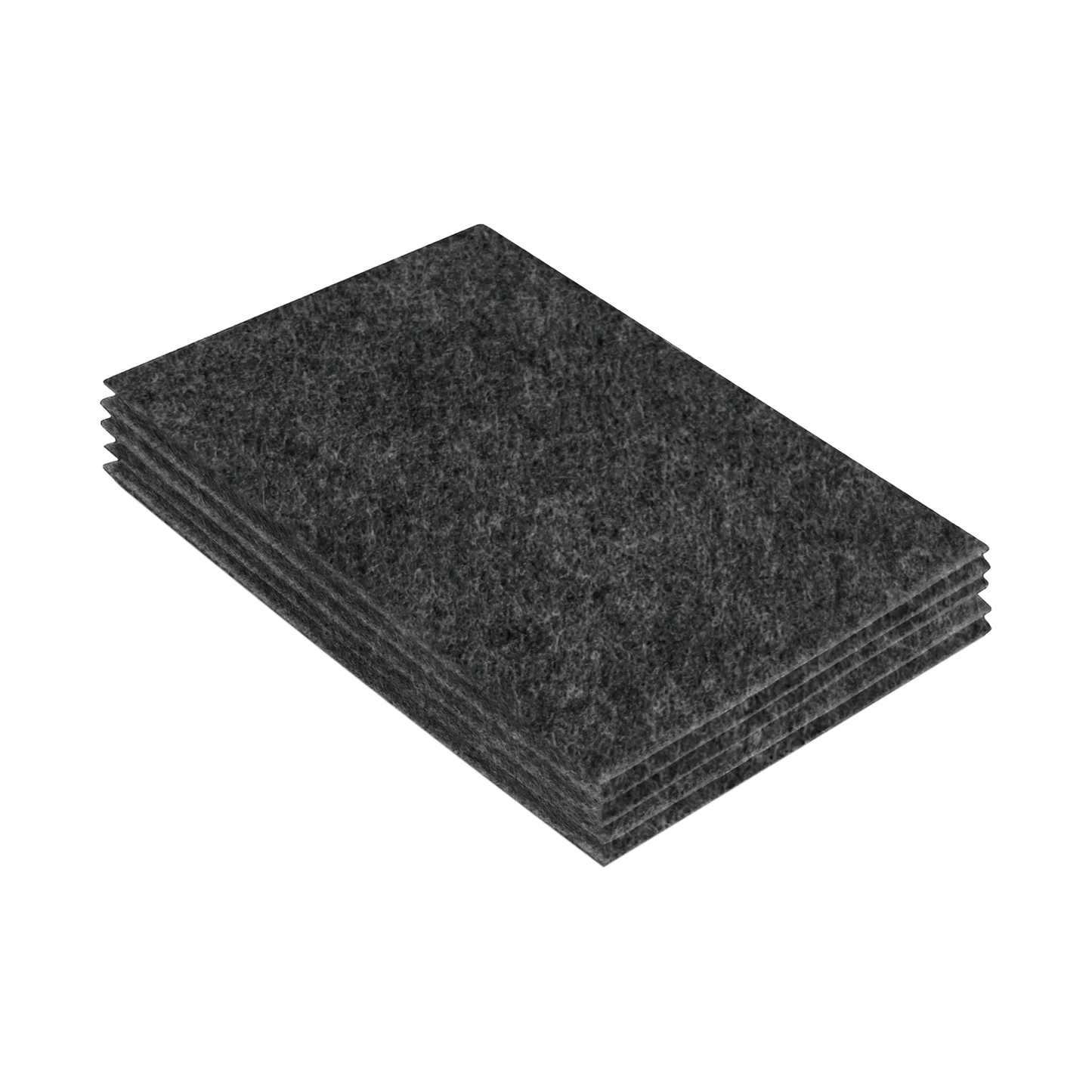 FabricLA Acrylic Felt 9"X12" Sheet Packs | Charcoal