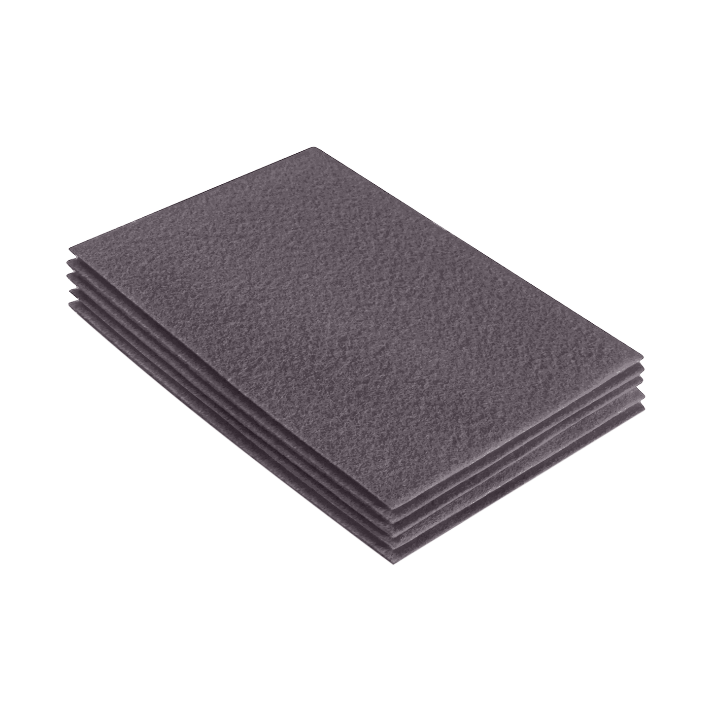 FabricLA Acrylic Felt 9"X12" Sheet Packs | Platinum Gray