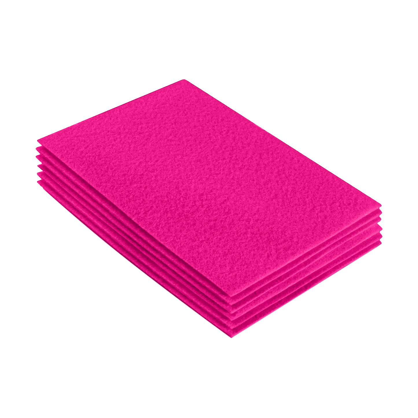 FabricLA Acrylic Felt 9"X12" Sheet Packs | Neon Pink