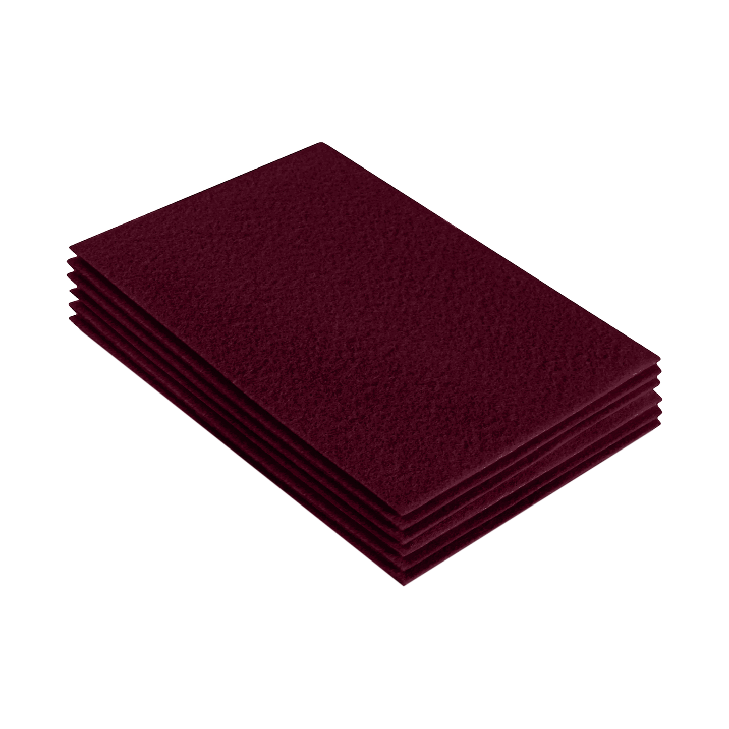 FabricLA Acrylic Felt 9"X12" Sheet Packs | Burgundy