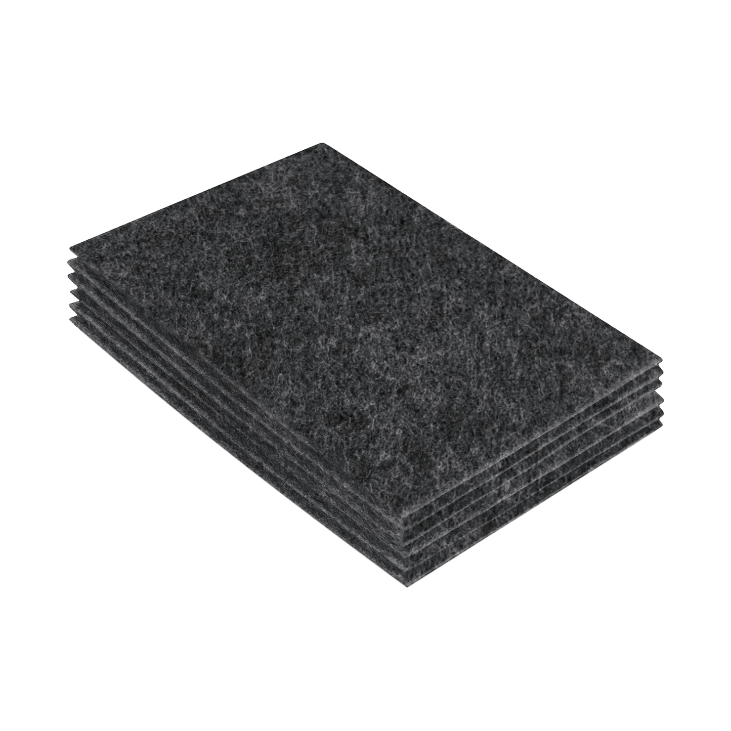 FabricLA Acrylic Felt 9"X12" Sheet Packs | Charcoal