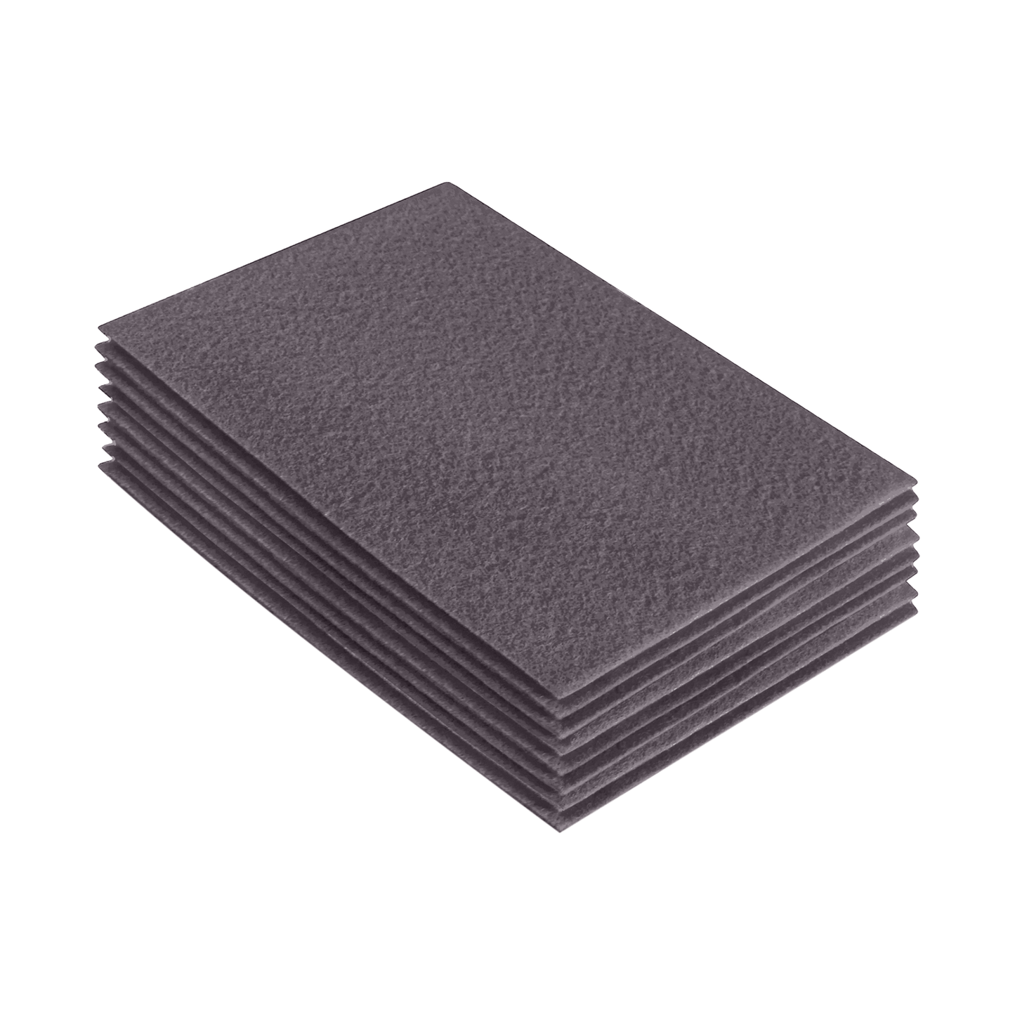 FabricLA Acrylic Felt 9"X12" Sheet Packs | Platinum Gray