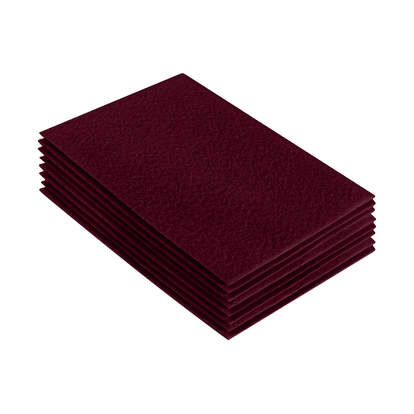 FabricLA Acrylic Felt 9"X12" Sheet Packs | Burgundy