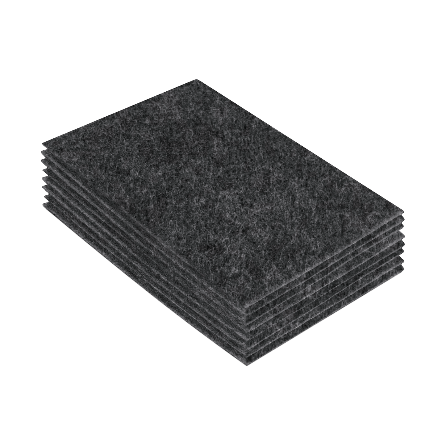 FabricLA Acrylic Felt 9"X12" Sheet Packs | Charcoal