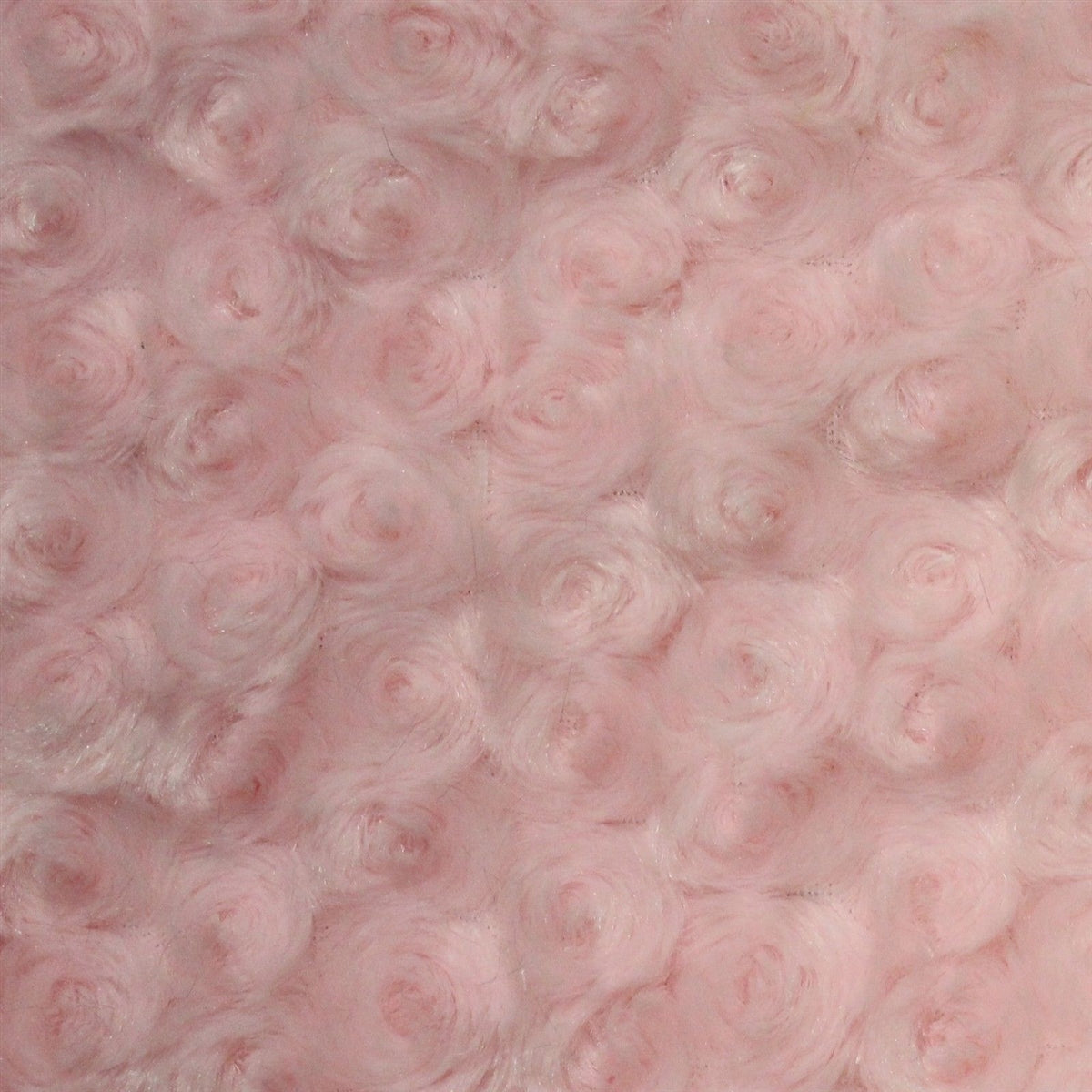 Swirl Rosebud Faux Fur Fabric
