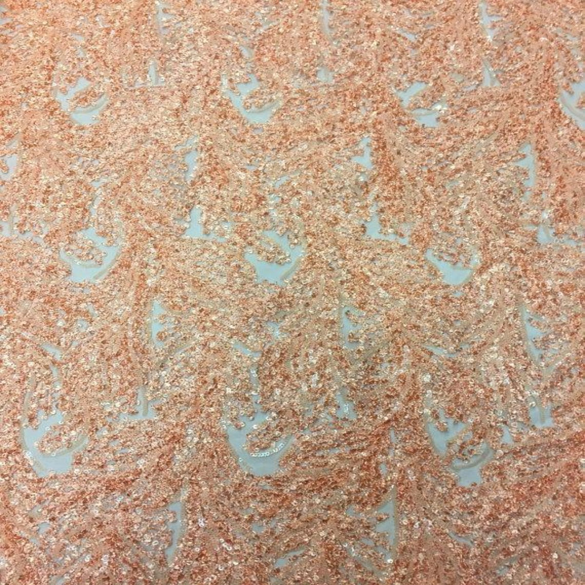 Cozy Pop Thread Floral Sequins Fabric