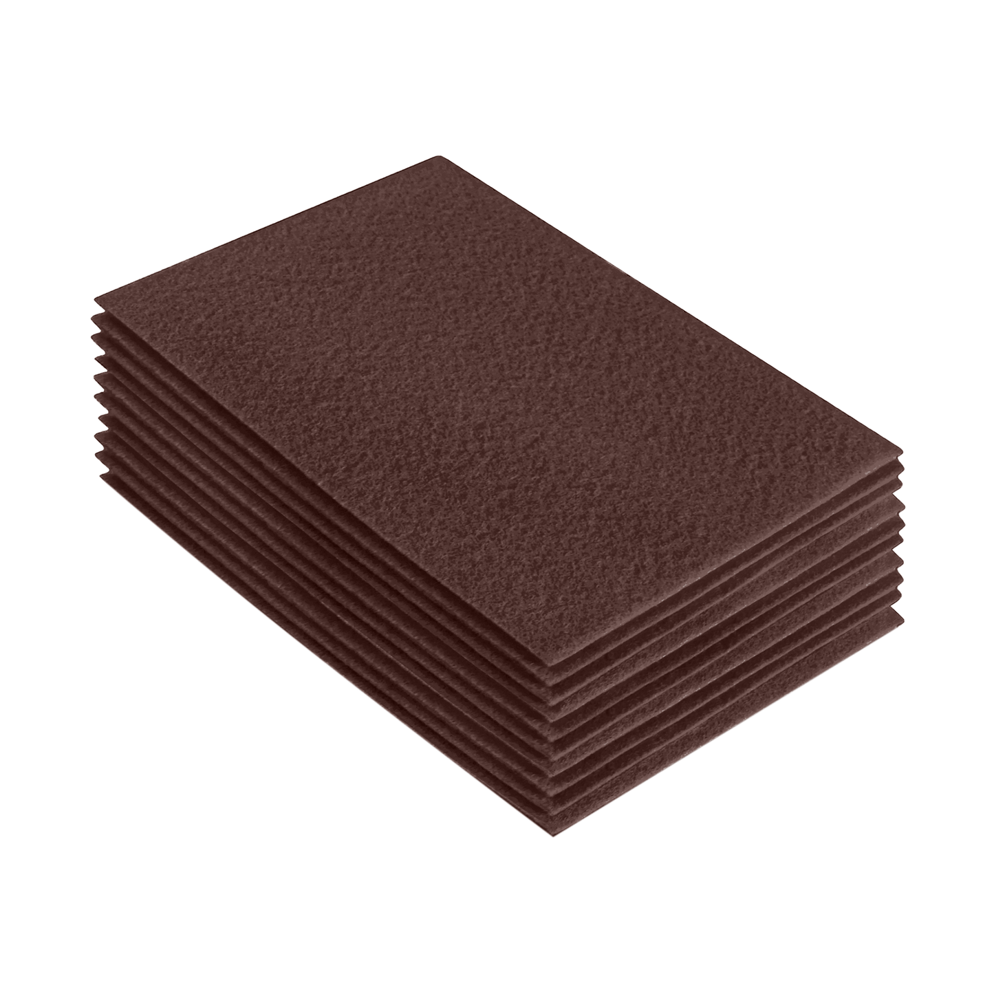 FabricLA Acrylic Felt 9"X12" Sheet Packs | Brown
