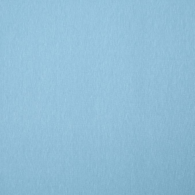 FabricLA 10 oz Cotton Spandex Jersey Knit Fabric – 4-Way Stretch | Dusty Blue
