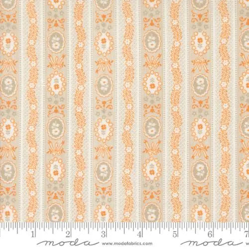 Agatha Road Ghost Multi Wallpaper Stripes 44"/45" Fabric Per Yard