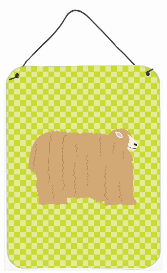 Lincoln Longwool Sheep Green Wall or Door Hanging Prints BB7797DS1216