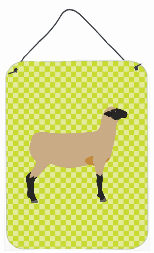 Hampshire Down Sheep Green Wall or Door Hanging Prints BB7802DS1216