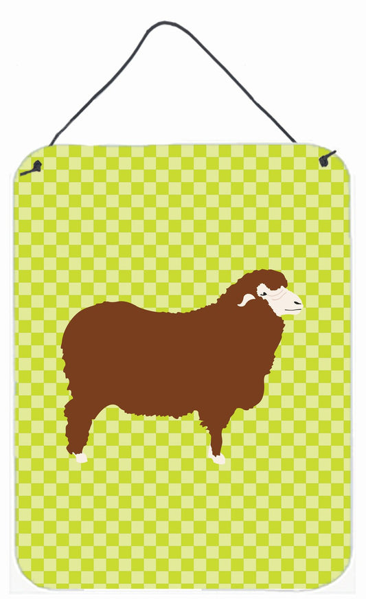 Merino Sheep Green Wall or Door Hanging Prints BB7807DS1216
