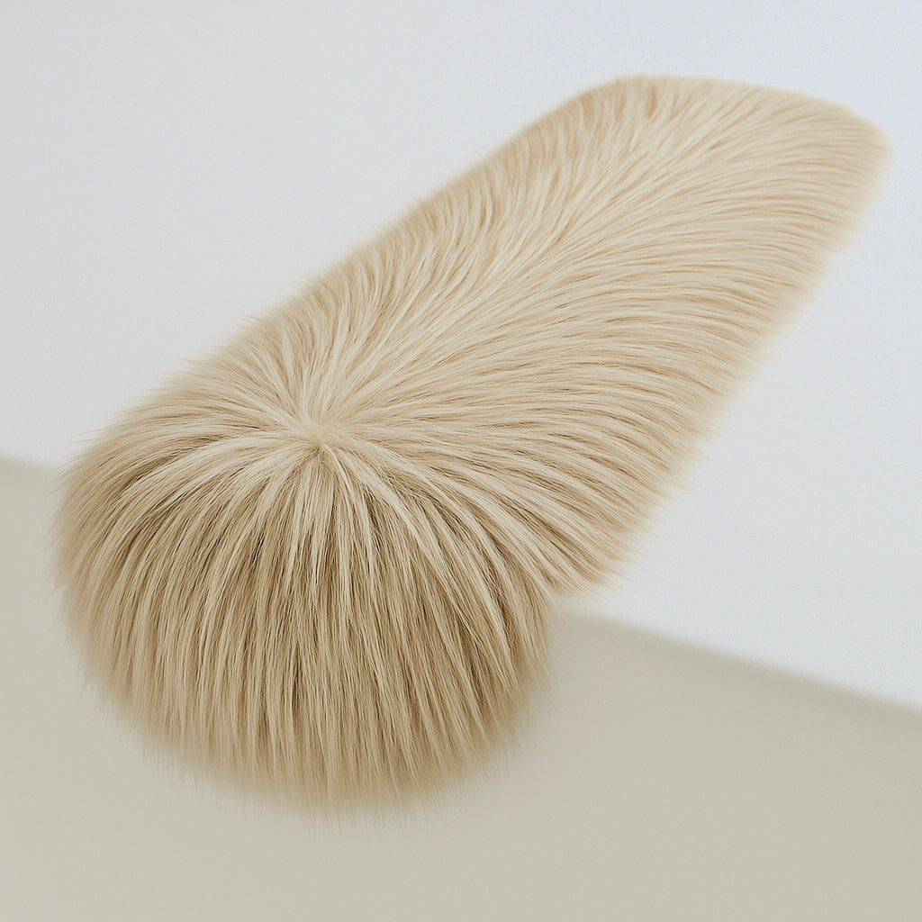 Faux Fur Table Runners – Elegant Decor for Every Occasion - Beige