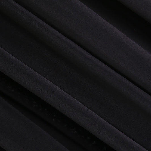 ITY Polyester Spandex Fabric | Black