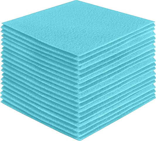 FabricLA Acrylic Felt Craft Sheet Packs – Baby Blue | Soft 100% Acrylic Felt Sheets for DIY & Crafts