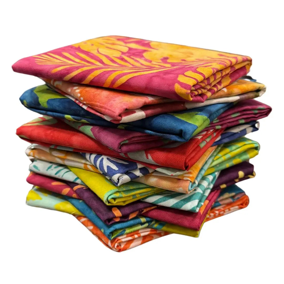 Beachy Batiks Fat Quarter Bundle - Set of 14