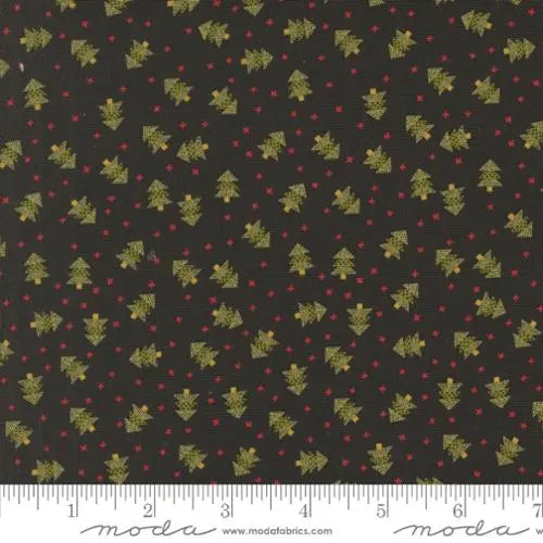 Black Emmitt And Ivy Christmas Trees 44"/45" Fabric Per Yard
