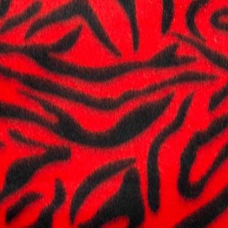 Zebra Print Fleece Fabric
