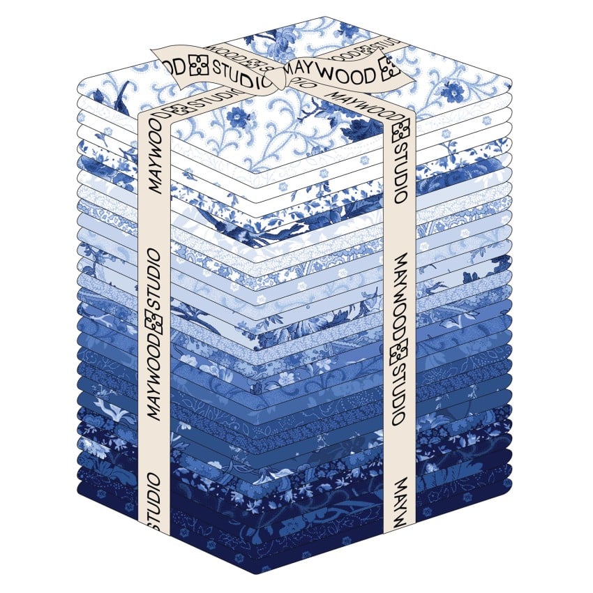 Blue Belle Floral - Fat Quarter Bundle (28 pcs)