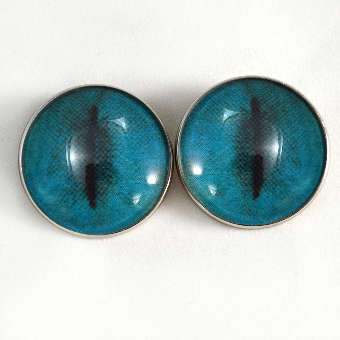 Blue Koala inspired Sew-On Button Glass Eyes