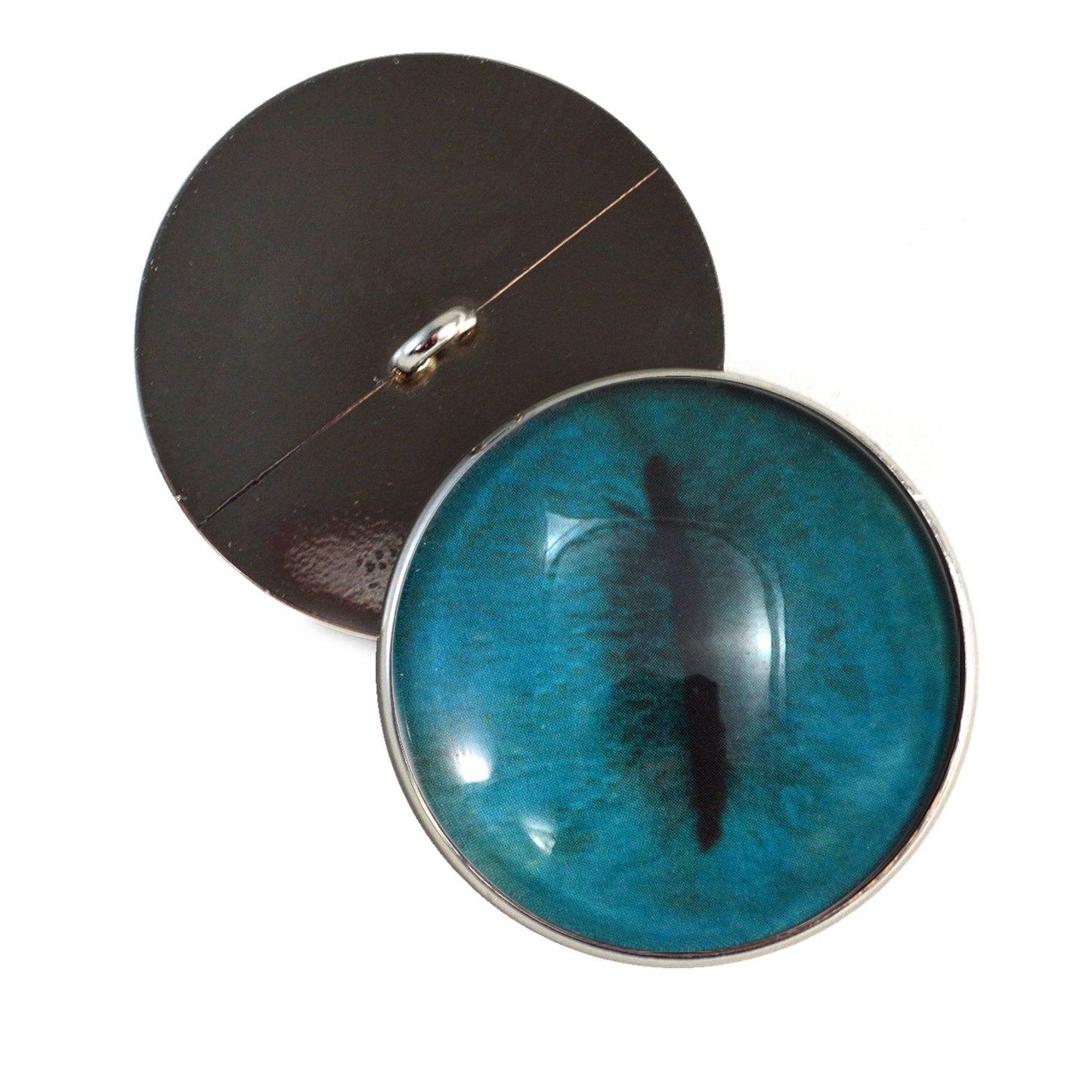 Blue Koala inspired Sew-On Button Glass Eyes