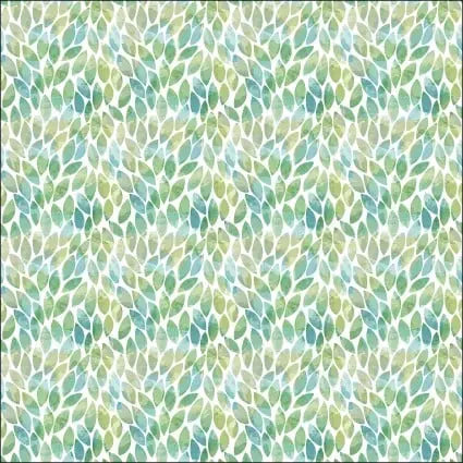 Butterfly Fantasy Leaves Cotton 44"/45" Fabric Per Yard