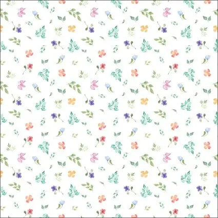 Butterfly Fantasy Sprigs Cotton 44"/45" Fabric Per Yard