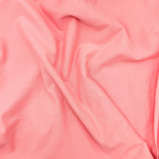 FabricLA 10 oz Cotton Spandex Jersey Knit Fabric – 4-Way Stretch | Dark Peach